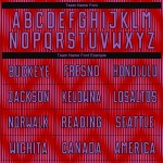 Benutzerdefiniertes Sublimations-Fußballtrikot in Rot/Mittelviolett/Schwarz