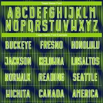 Benutzerdefiniertes Marineblaues Neongrün-Weißes Sublimations-Fußballtrikot