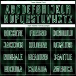 Benutzerdefiniertes schwarz-grün-weißes Sublimations-Fußballtrikot