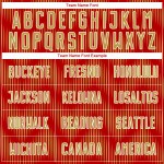 Benutzerdefiniertes Sublimations-Fußballtrikot in Rot und Altgold mit weißer Linie