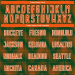 Benutzerdefiniertes grün-orange-weißes Sublimations-Fußballtrikot