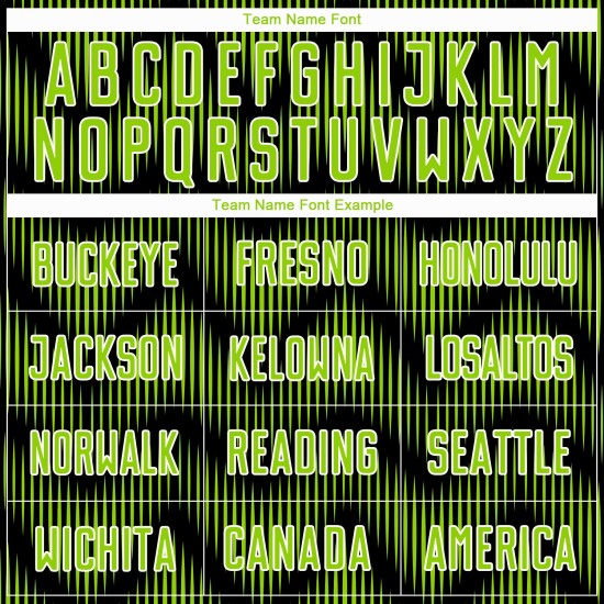 Benutzerdefiniertes schwarz-neongrün-weißes Sublimations-Fußballtrikot