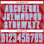 Benutzerdefiniertes rot-hellblau-weißes Sublimations-Fußballtrikot