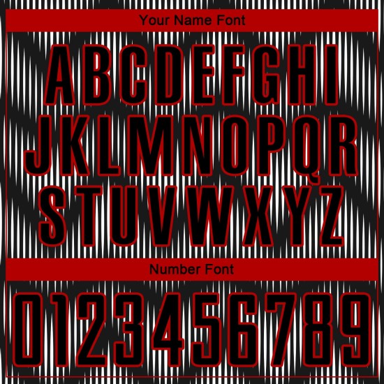 Benutzerdefiniertes schwarz-rot-weißes Sublimations-Fußballtrikot