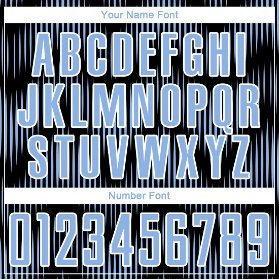 Benutzerdefiniertes schwarz-hellblau-weißes Sublimations-Fußballtrikot