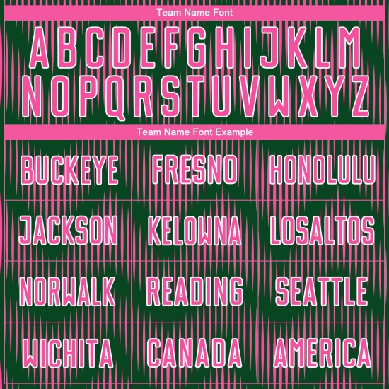 Benutzerdefiniertes grün-rosa-weißes Sublimations-Fußballtrikot