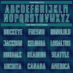 Benutzerdefiniertes Sublimations-Fußballtrikot mit Marineblau-Blaugrün-Weiß-Linie