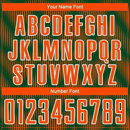 Benutzerdefiniertes grün-orange-weißes Sublimations-Fußballtrikot