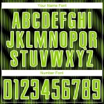 Benutzerdefiniertes schwarz-neongrün-weißes Sublimations-Fußballtrikot