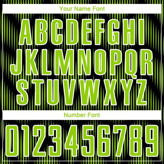 Benutzerdefiniertes schwarz-neongrün-weißes Sublimations-Fußballtrikot