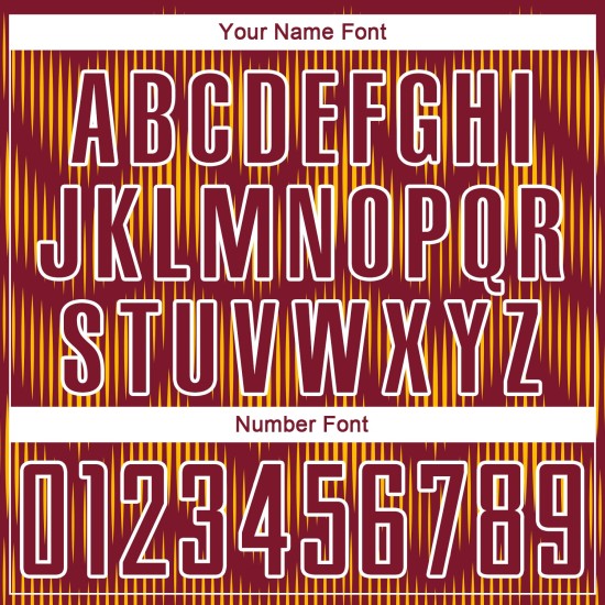 Benutzerdefiniertes purpurrotes Gold-Weiß-Linien-Sublimations-Fußballtrikot