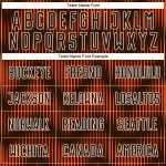 Benutzerdefiniertes braun-orange-weißes Sublimations-Fußballtrikot