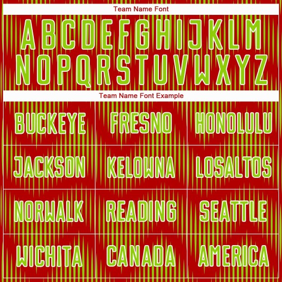 Benutzerdefiniertes Sublimations-Fußballtrikot mit roter, neongrüner und weißer Linie